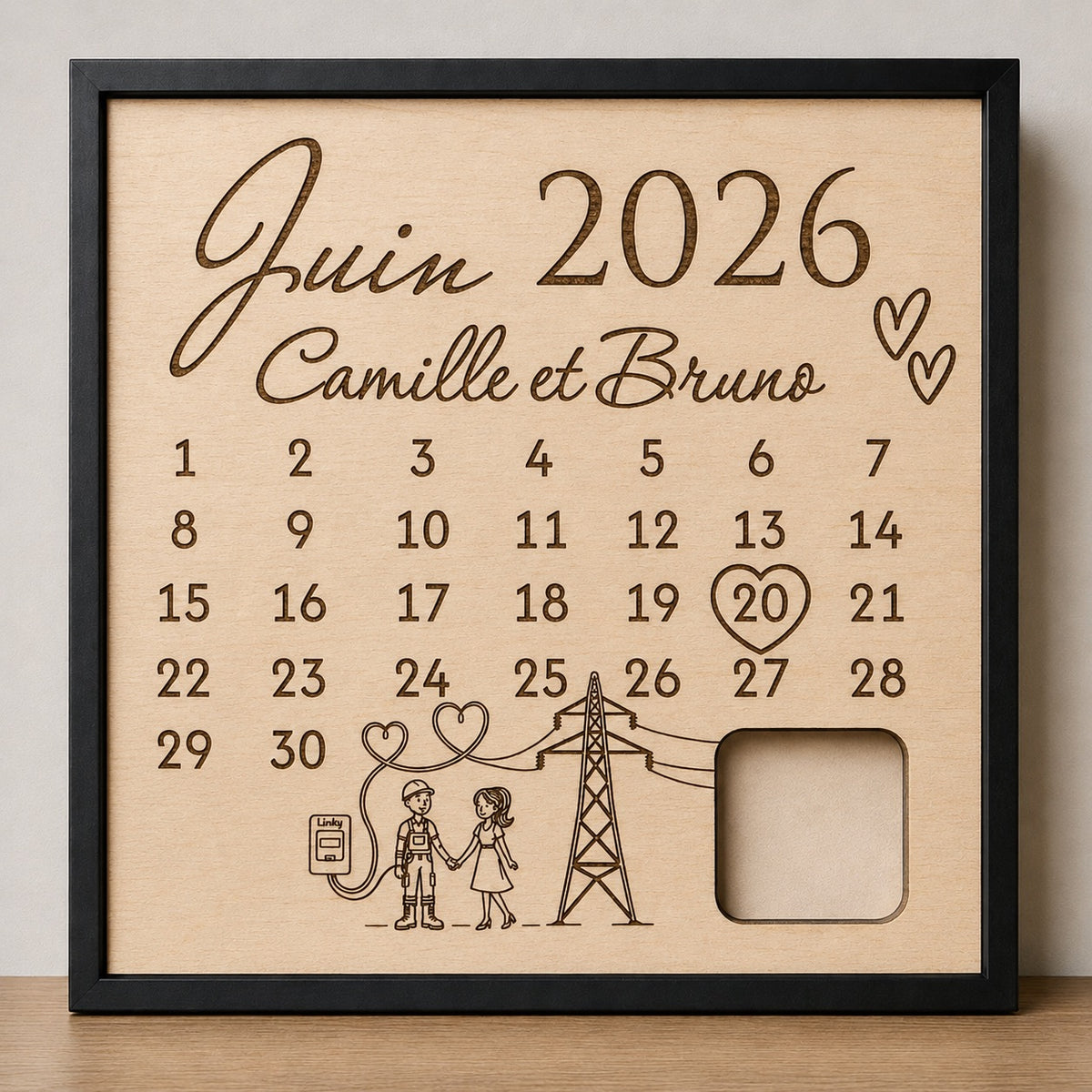 Calendrier personnalisé